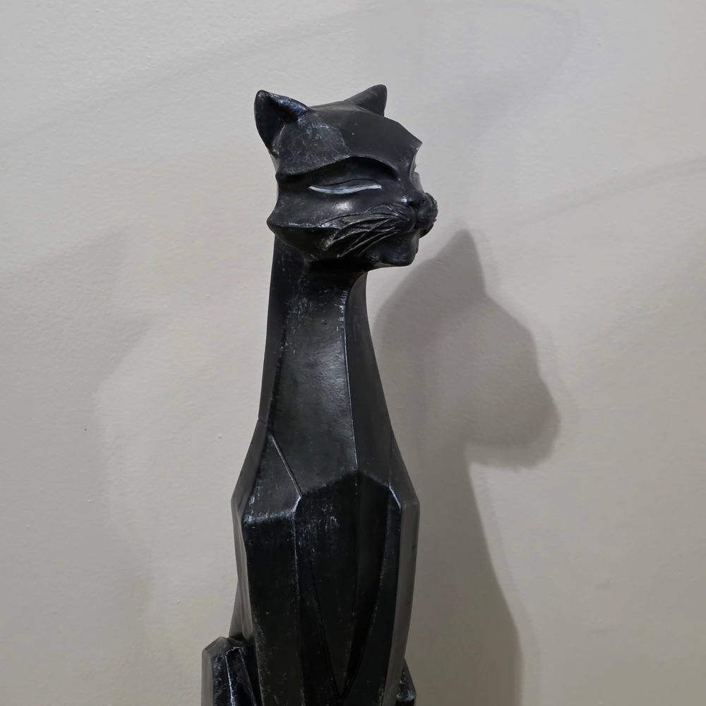 Vtg universal statuary corp. siamese Cat Statue Tall 24" MCM Floor Decor feline - Picture 14 of 16